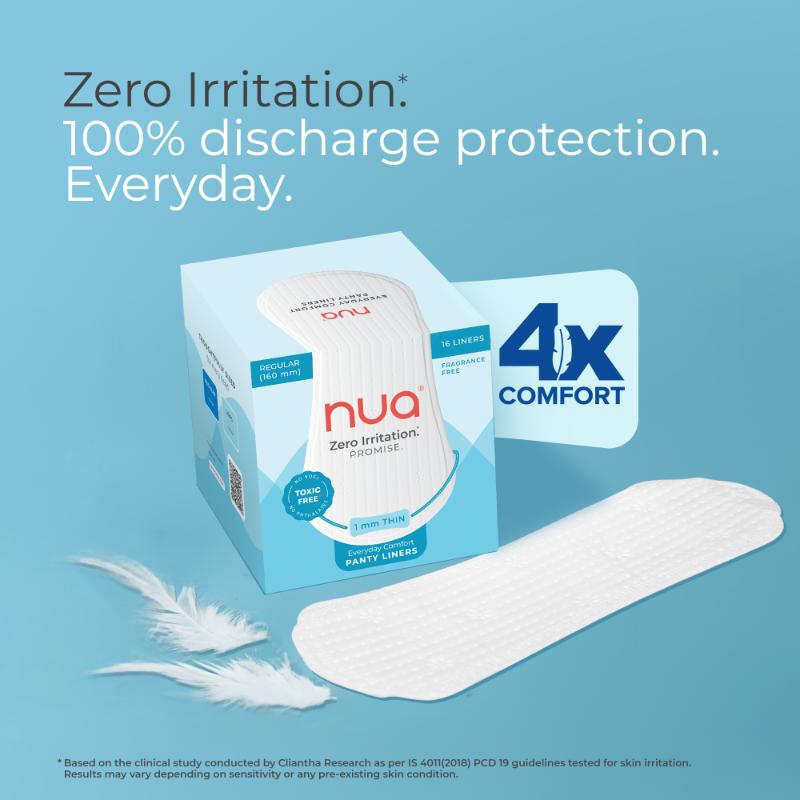 Nua Everyday Comfort Panty Liner - 160 mm - 16 Liners