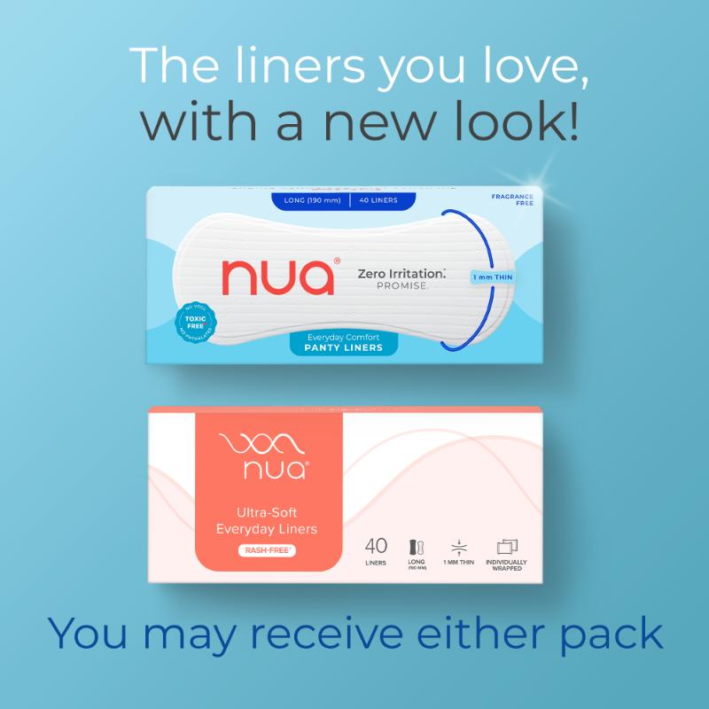 Nua Everyday Comfort Panty Liner - 190 mm - 40 Liners