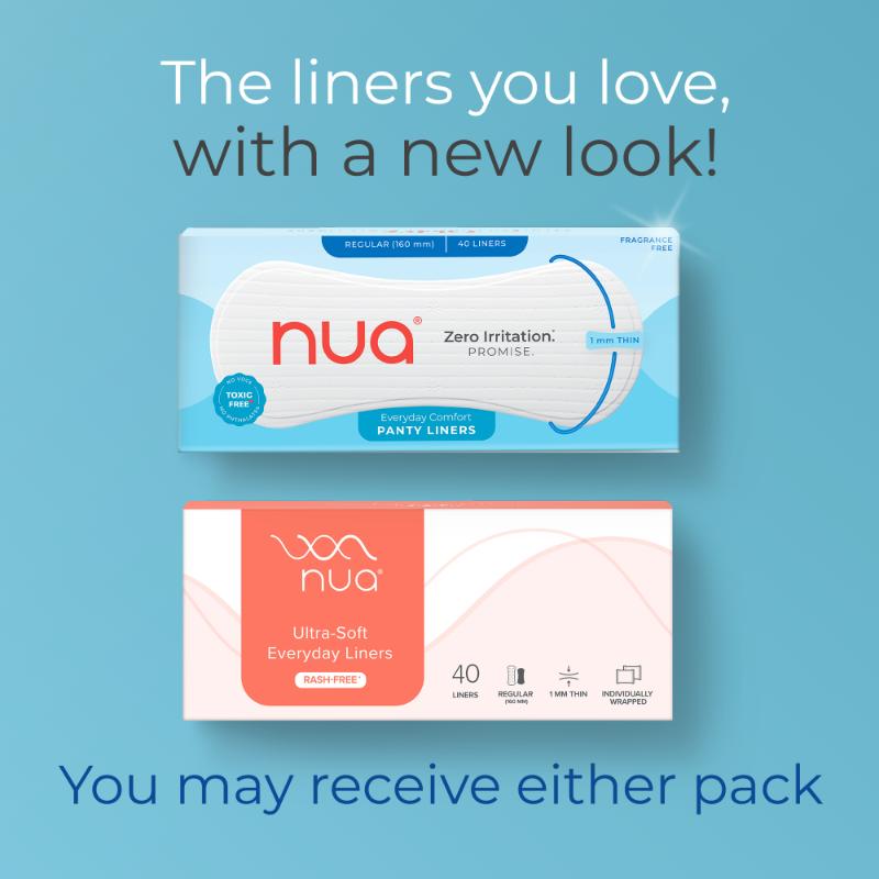 Nua Everyday Comfort Panty Liner - 160 mm - 40 Liners