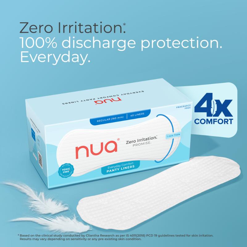 Nua Everyday Comfort Panty Liner - 160 mm - 40 Liners