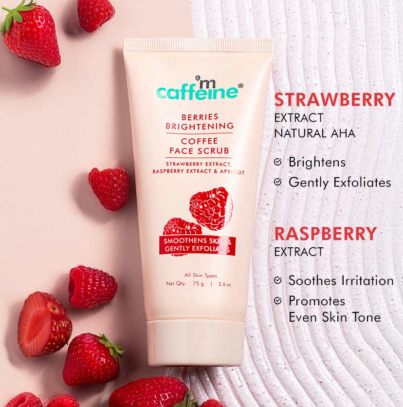 MCaffeine Berries Brightening Coffee Face Scrub