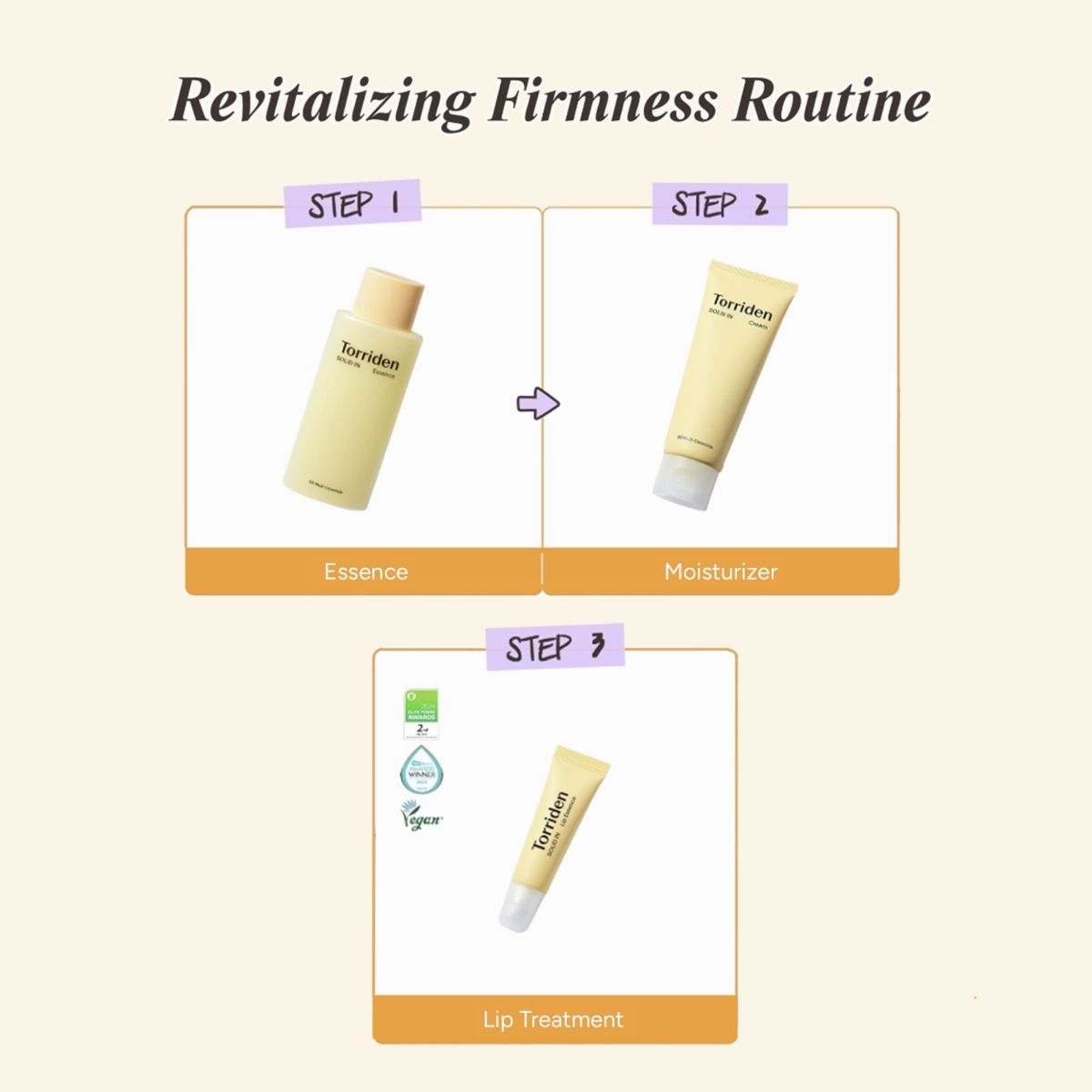 Torriden Solid In Lip Essence - Korean Plumping Lip Balm with Ceramides, Hydrates Dry & Chapped Lips