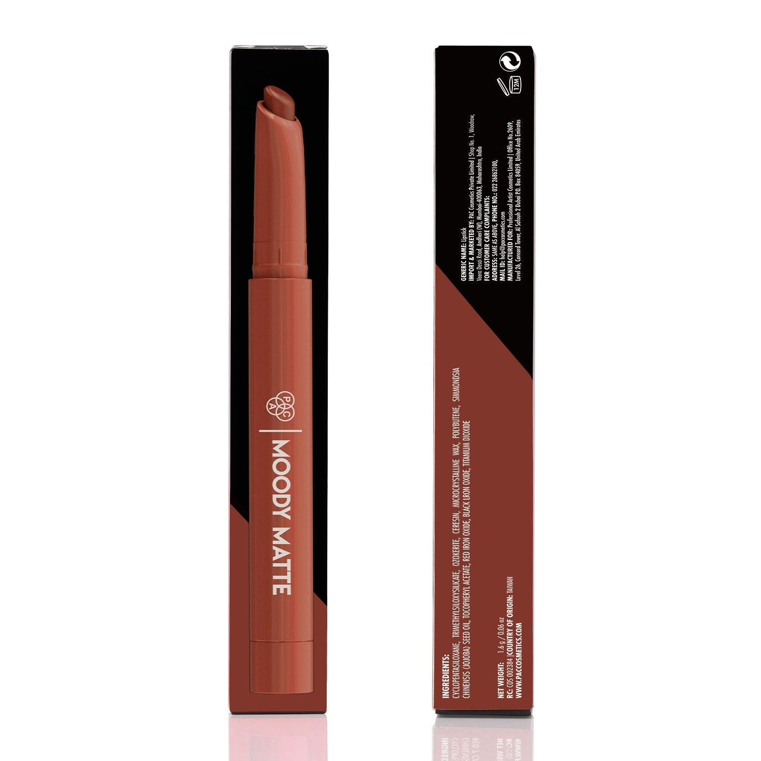PAC Moody Matte Lipstick