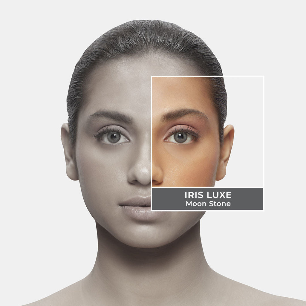 PAC IRIS LUXE Daily Lenses Moonstone - Comfortable Natural Looking Lenses, Soft Non-Irritating
