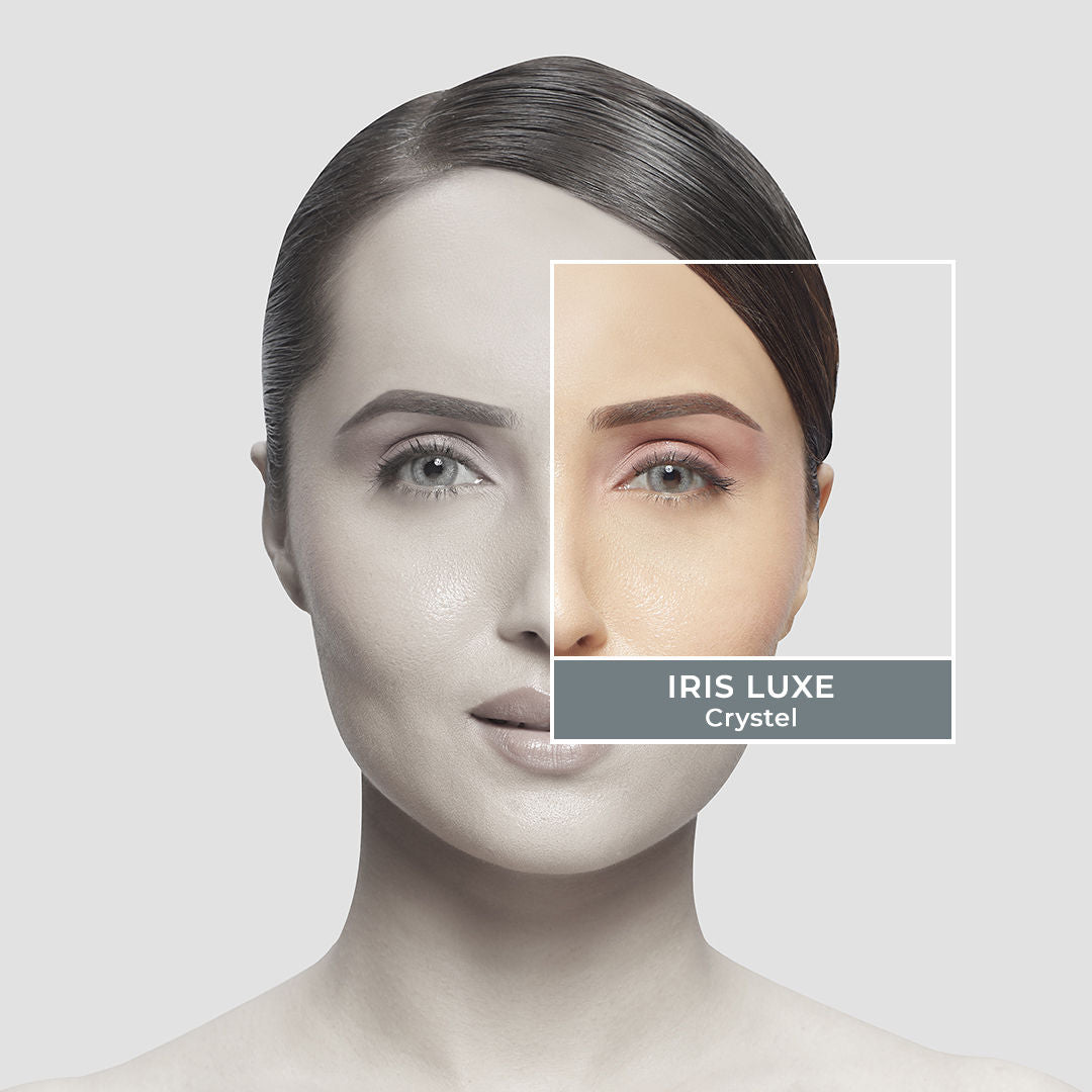 PAC IRIS LUXE Daily Lenses Crystal - Comfortable Natural Looking Lenses, Soft Non-Irritating