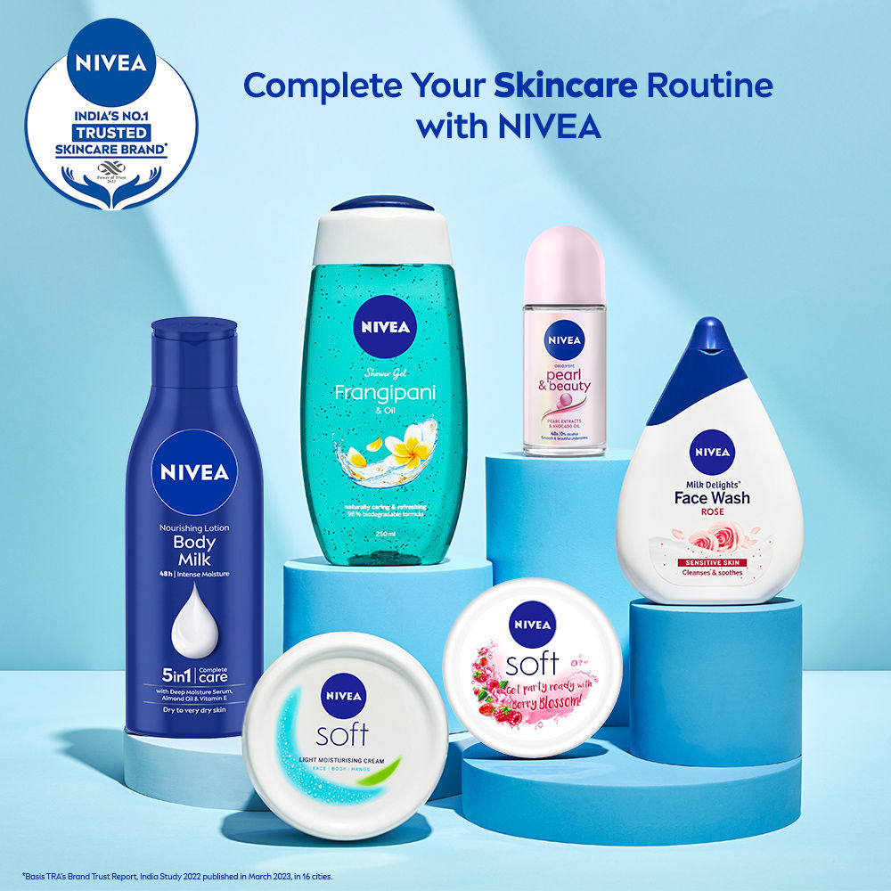 NIVEA Soft Light Moisturizer Cream Playful Peach For Hands And Body