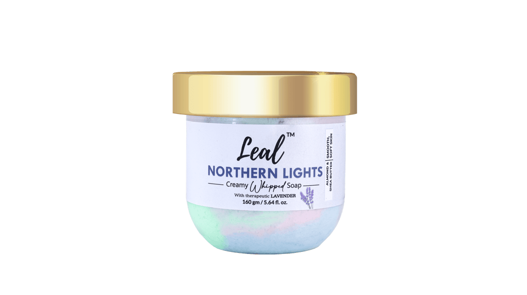 Leal Northern Lights Shea Lavender Bath Cream Whipped Soap
