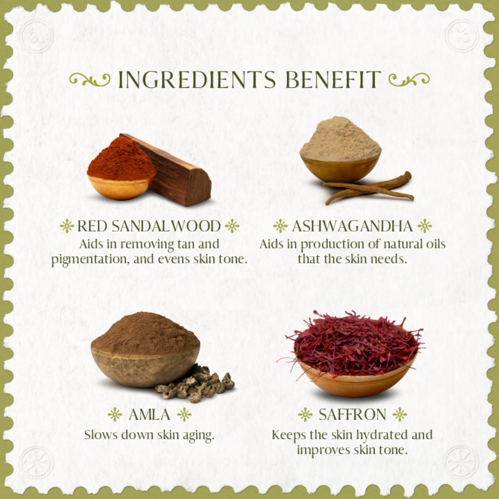 Old School Hand-Worked Red Sandalwood And Saffron Renewing Mousse Face Moisturiser