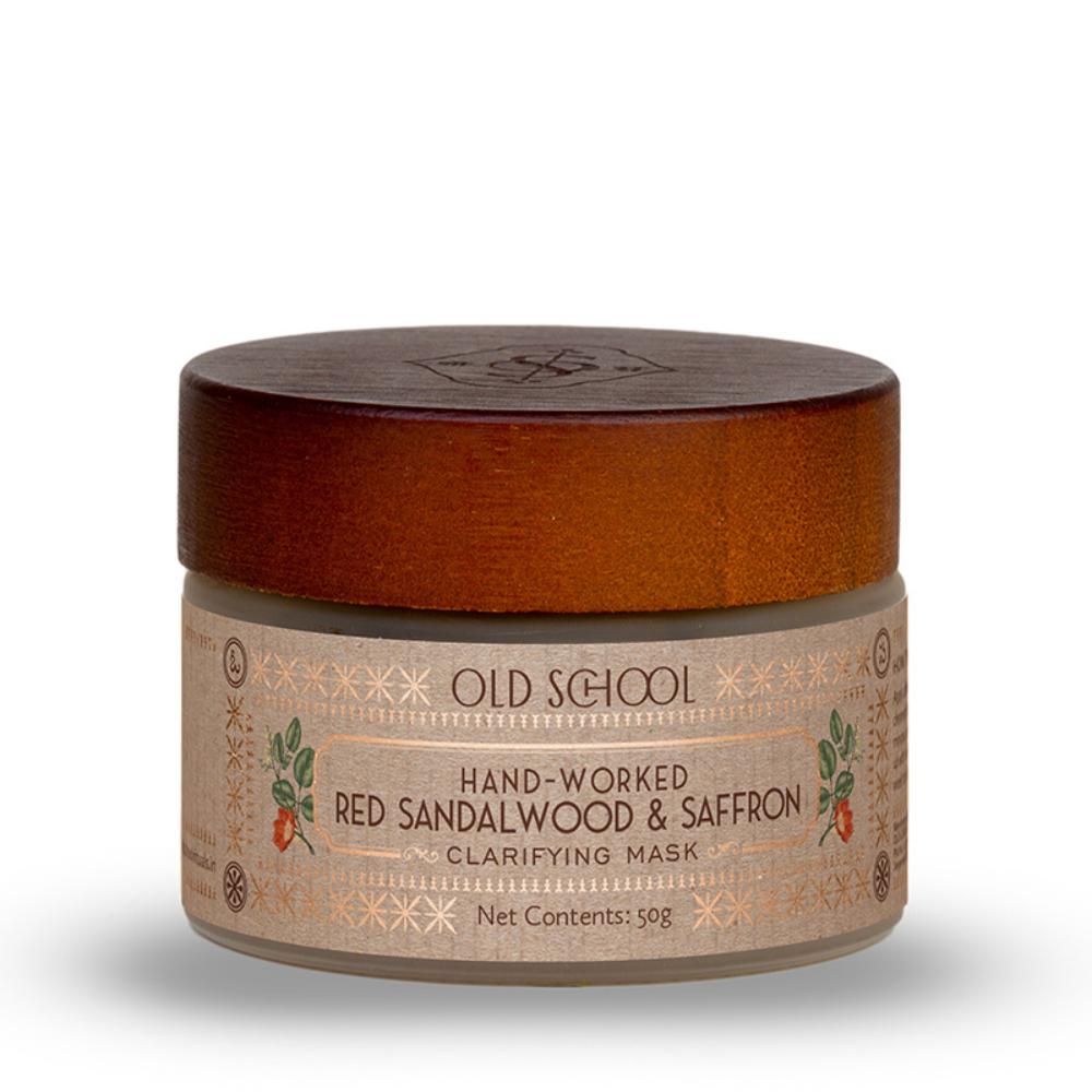 Old School Hand-Worked Red Sandalwood And Saffron Clarifying Face Mask