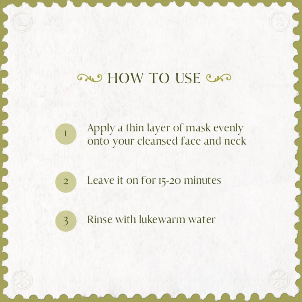 Old School Hand-Worked Red Sandalwood And Saffron Clarifying Face Mask