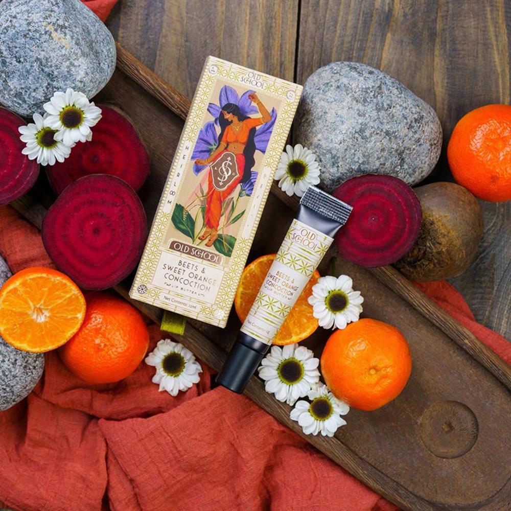 Old School Beets And Sweet Orange Concoction Lip Butter