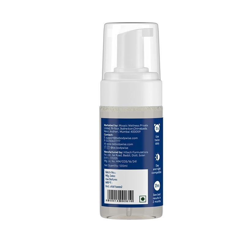 Be Bodywise Oil Control Face Wash for Acne- 1% Salicylic Acid (Fragrance- SLS- Soap Free)