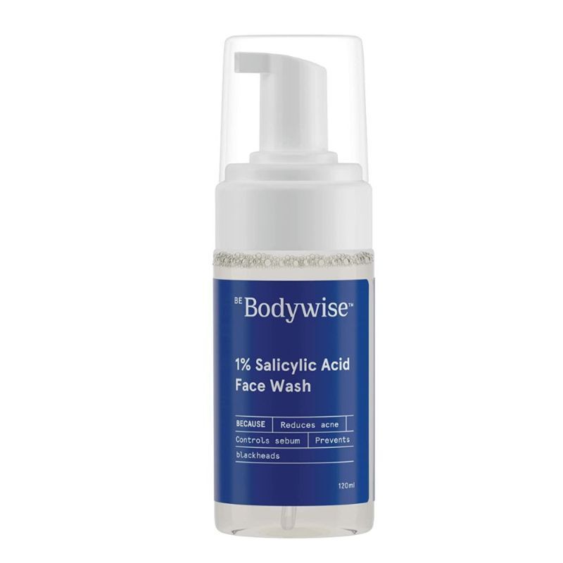 Be Bodywise Oil Control Face Wash for Acne- 1% Salicylic Acid (Fragrance- SLS- Soap Free)