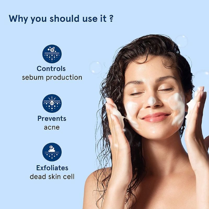Be Bodywise Oil Control Face Wash for Acne- 1% Salicylic Acid (Fragrance- SLS- Soap Free)