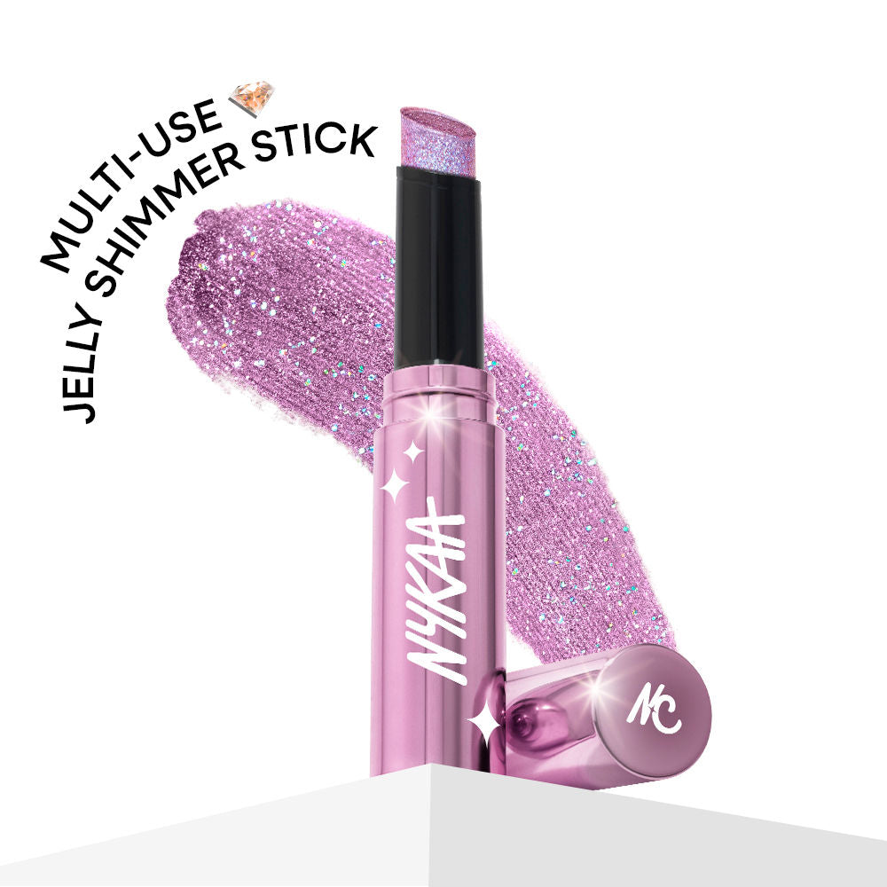 Nykaa Cosmetics Diamond Jelly Cooling Shimmer Eyeshadow Stick - Multi-Use, High Shine Glitter