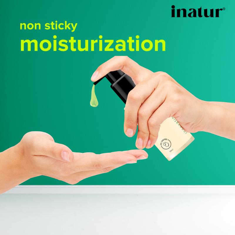 inatur Tea Tree Gel, Non-Sticky Moisturizer, with Neem, Aloe Vera, for Oily, Acne-Prone Skin