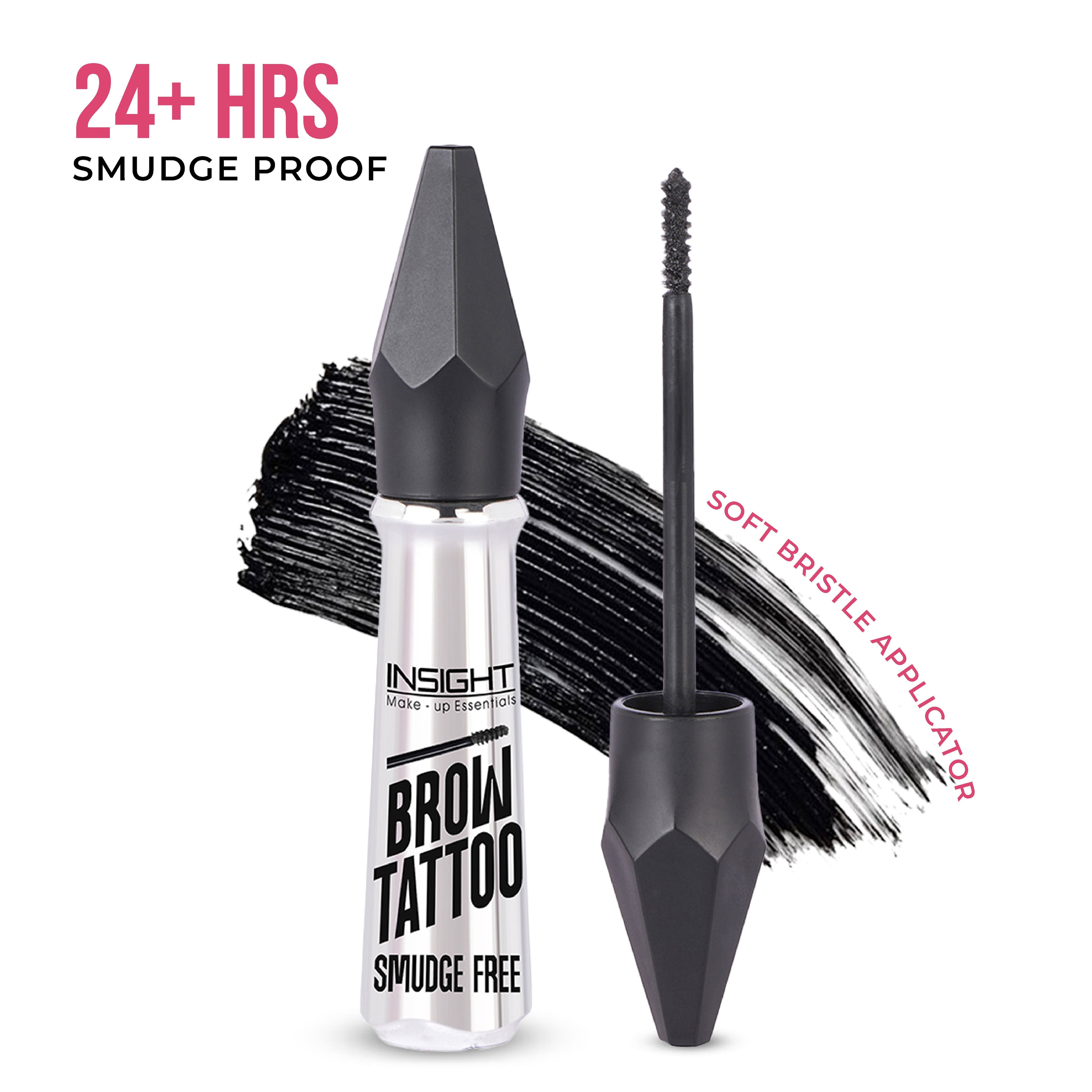 Insight Cosmetics Brow Tattoo, Smudge Proof, Long Lasting Upto 12hr, Castor Oil Infused