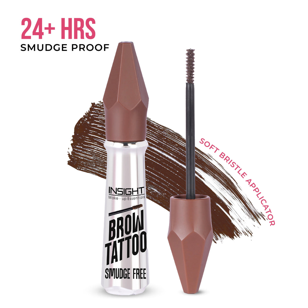 Insight Cosmetics Brow Tattoo, Smudge Proof, Long Lasting Upto 12hr, Castor Oil Infused