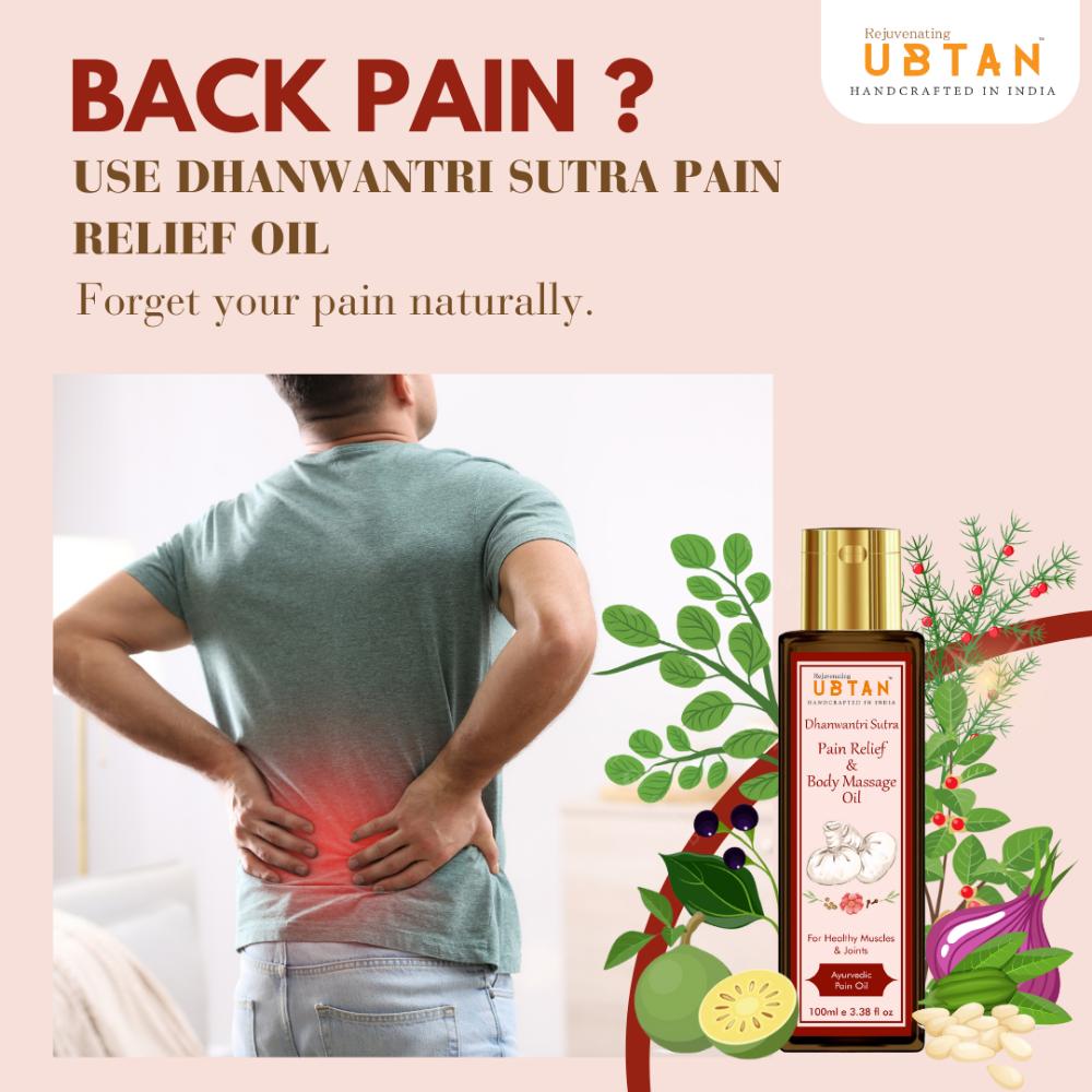 Rejuvenating UBTAN Dhanwantri Sutra Pain Relief & Massage Oil