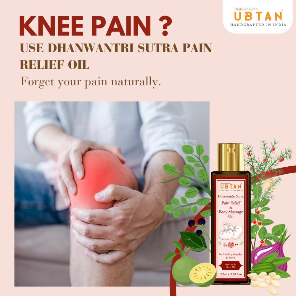 Rejuvenating UBTAN Dhanwantri Sutra Pain Relief & Massage Oil