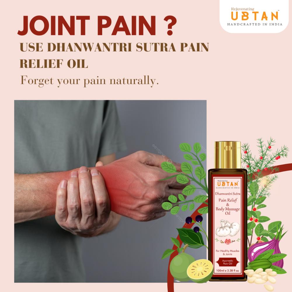 Rejuvenating UBTAN Dhanwantri Sutra Pain Relief & Massage Oil
