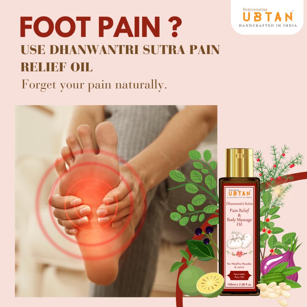 Rejuvenating UBTAN Dhanwantri Sutra Pain Relief & Massage Oil
