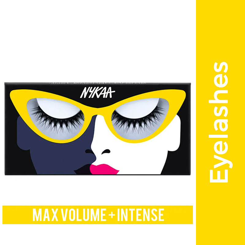 Nykaa Lash Talk Lightweight, Long & Volumizing Natural False Eyelash - Turn Up The Drama (1pcs)