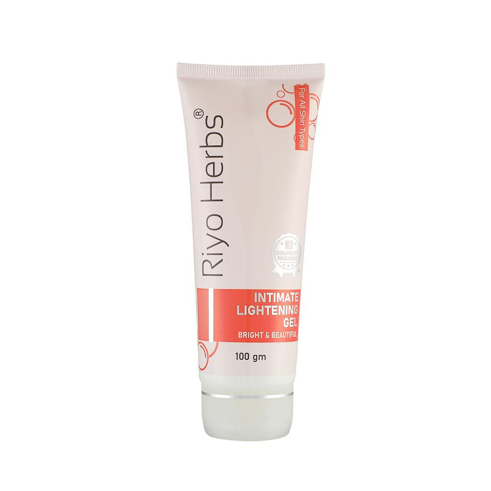 Riyo Herbs Intimate Lightening Gel with Vitamin E & Lemon Peel Extracts for Delicate Skin