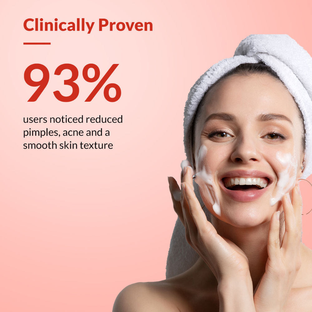 Fixderma Strawberry Face Wash with Vitamin E & Strawberry Extract, Face Wash for Oily Skin