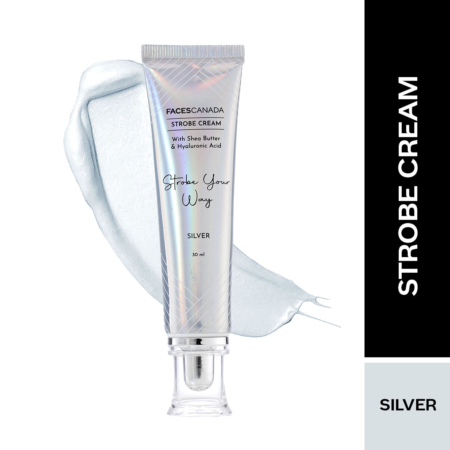Faces Canada Strobe Cream Primer + Highlighter + Moisturizer With Hyaluronic Acid