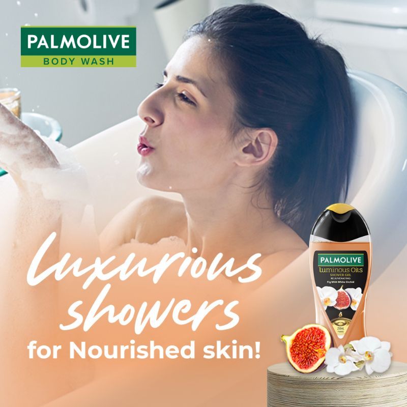 Palmolive White Orchid & Fig Oil Luminous Oils Rejuvenating, Nourishing Body Wash