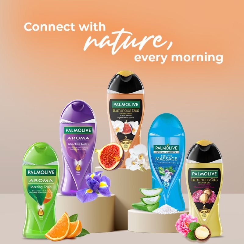 Palmolive White Orchid & Fig Oil Luminous Oils Rejuvenating, Nourishing Body Wash