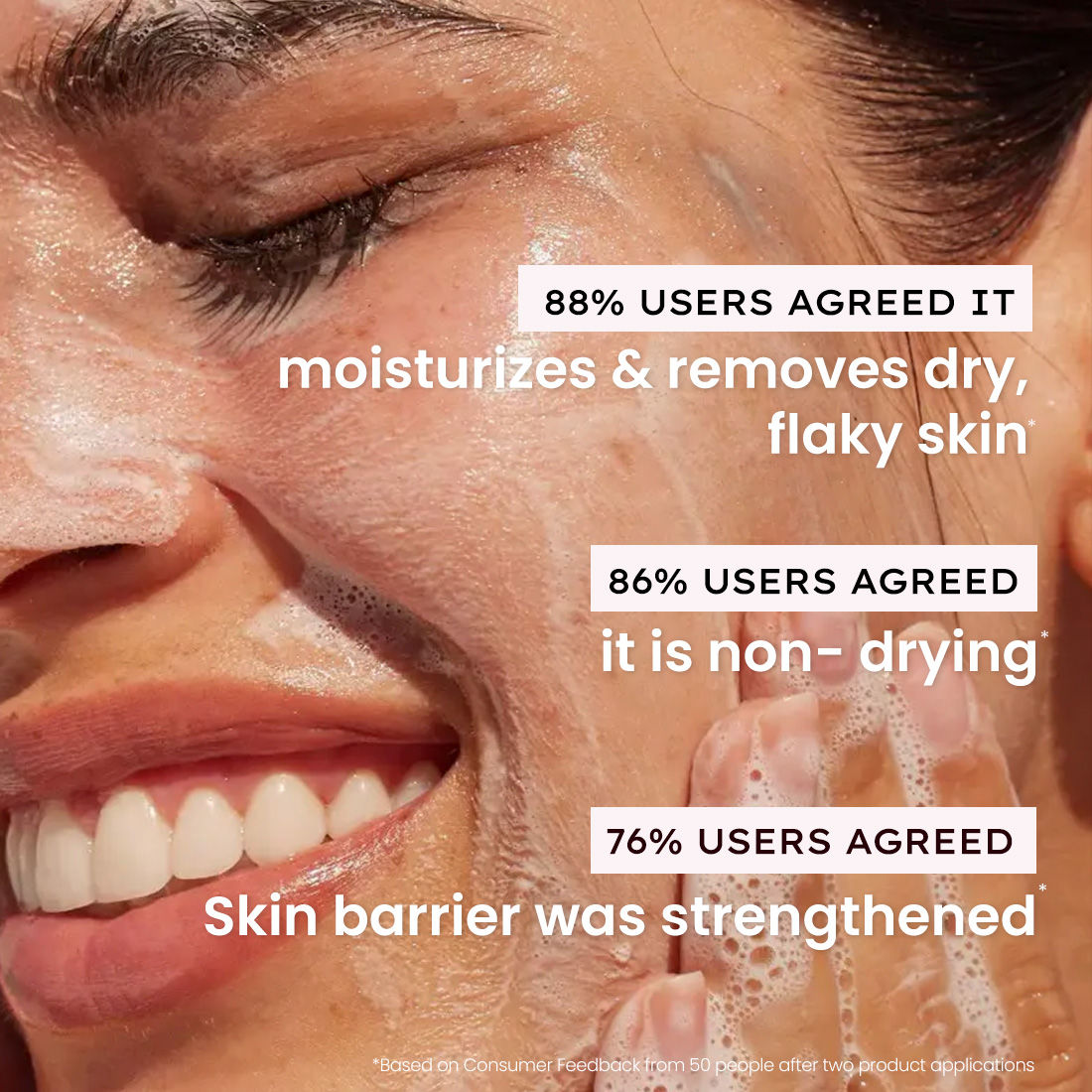 Hyphen Moisturizing Cream for Dry Skin 2% Ceramides + Polyglutamic Acid Gentle Cleanser