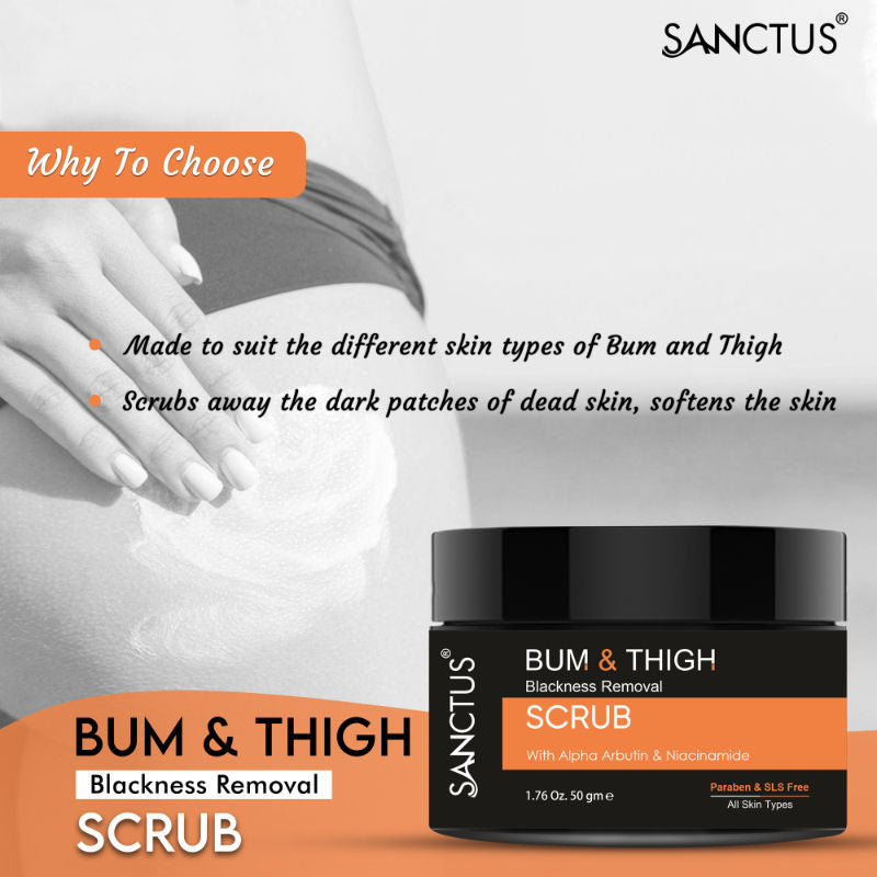 SANCTUS Bum & Thigh Skin Whitening Scrub