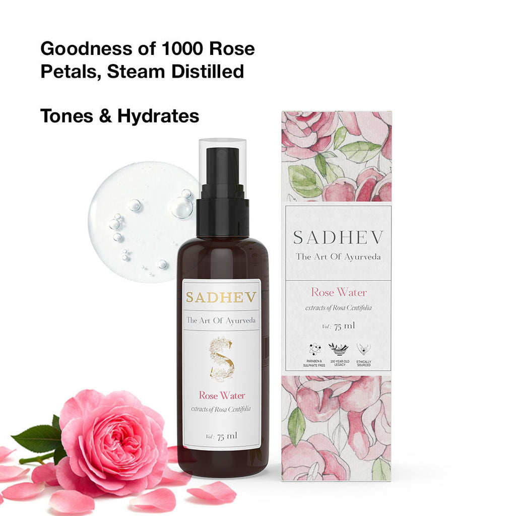SADHEV Natural Rose Water Toner
