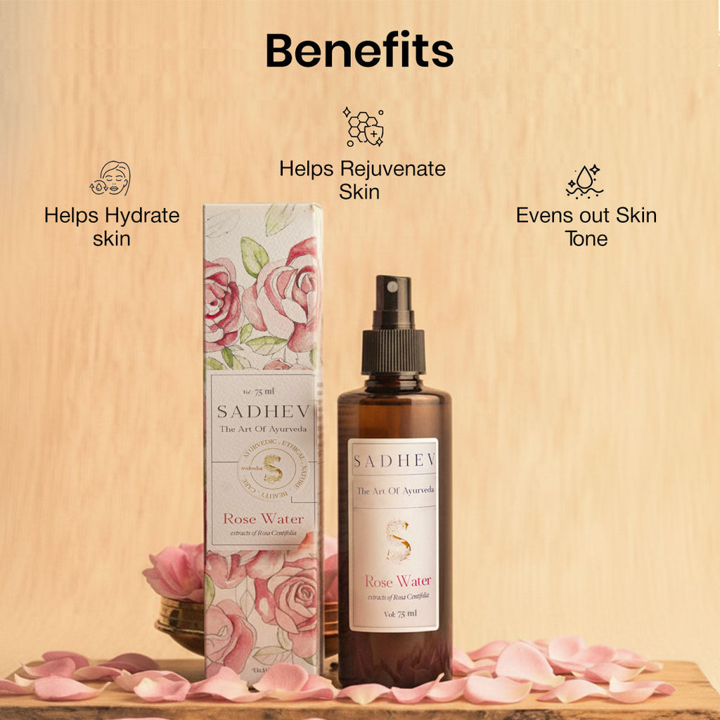 SADHEV Natural Rose Water Toner