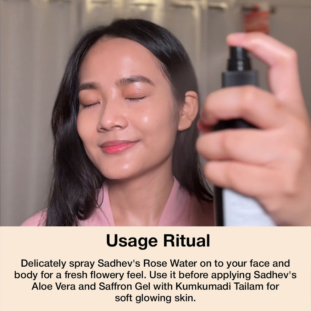 SADHEV Natural Rose Water Toner