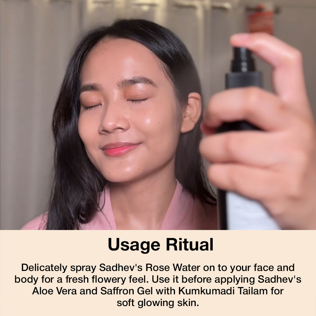 SADHEV Natural Rose Water Toner