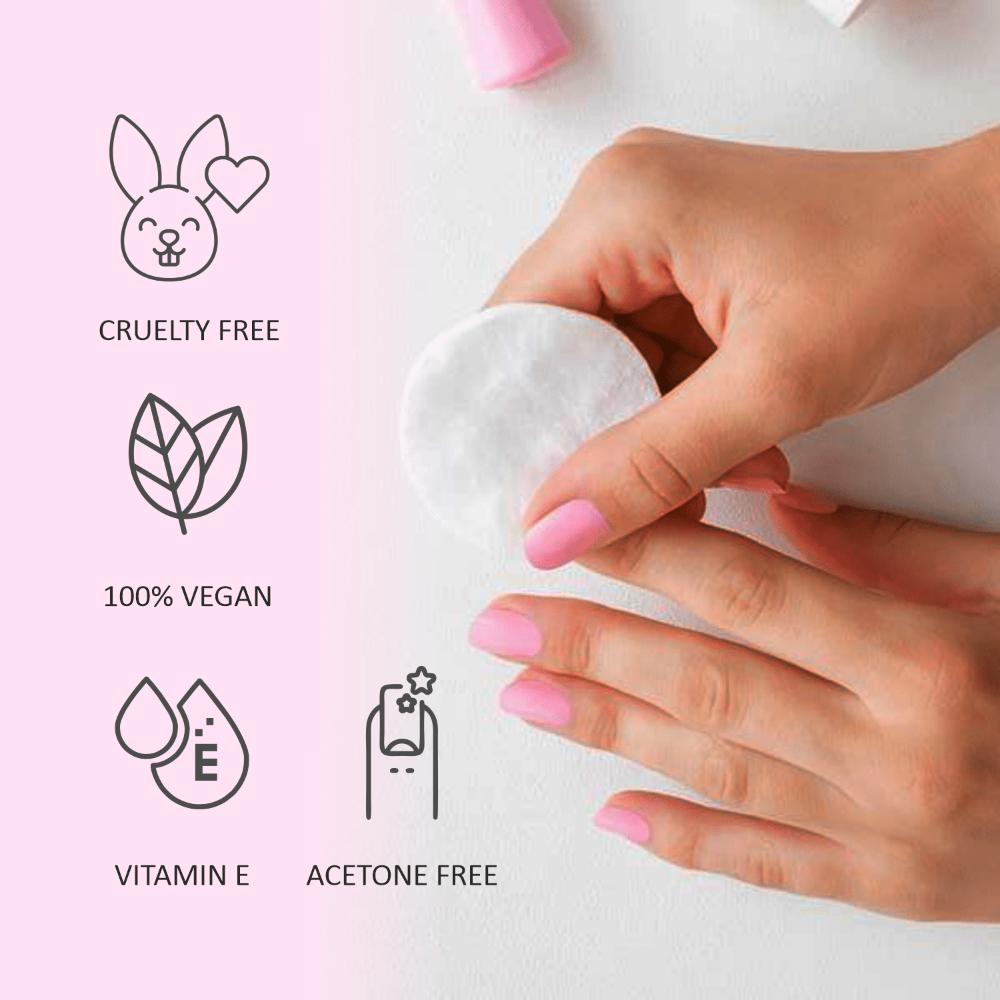 VERYMISS Instant Nail Polish Remover Wipes - 02 Rose