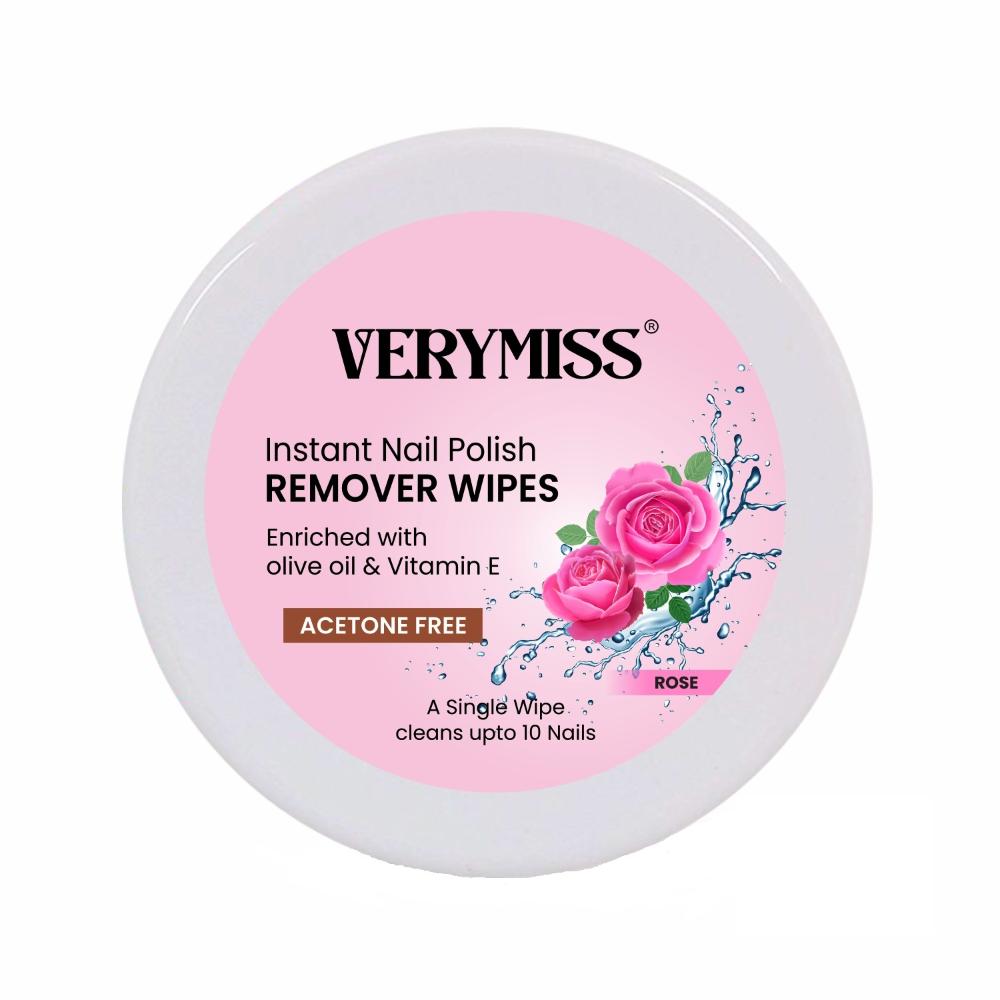 VERYMISS Instant Nail Polish Remover Wipes - 02 Rose