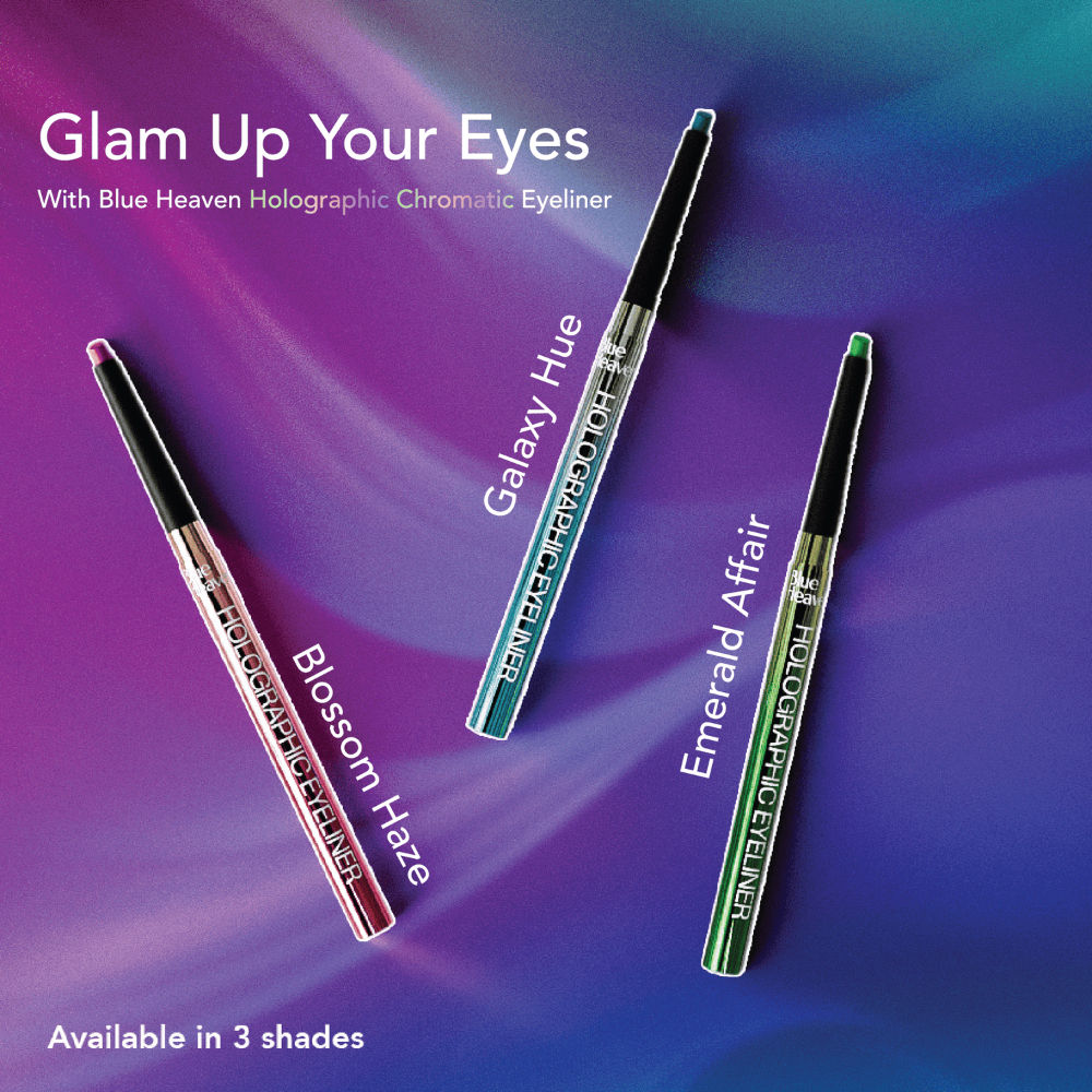 Blue Heaven Holographic, Smudge Proof & Waterproof Eyeliner