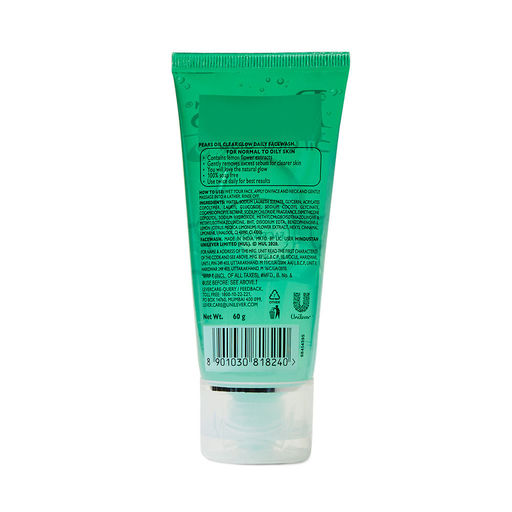 Pears Ultra Mild Facewash - Oil Clear Glow