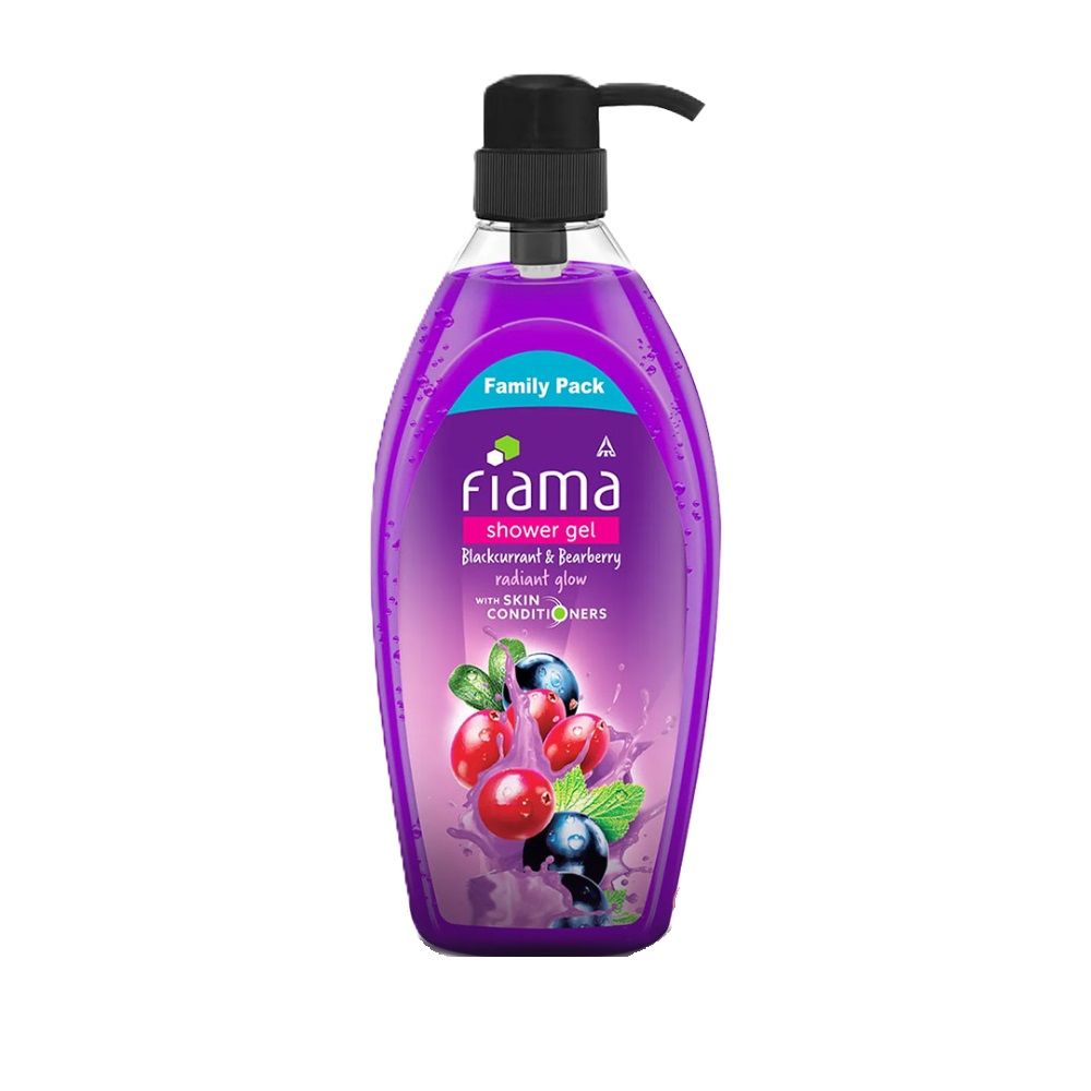 Fiama Shower Gel Blackcurrant & Bearberry Body Wash With Skin Conditioners For Radiant Glow