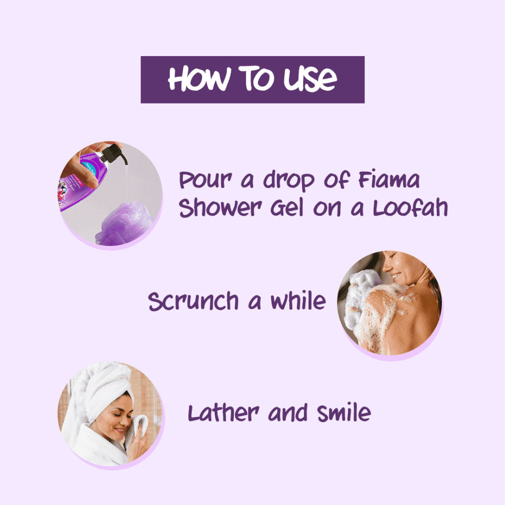 Fiama Shower Gel Blackcurrant & Bearberry Body Wash With Skin Conditioners For Radiant Glow