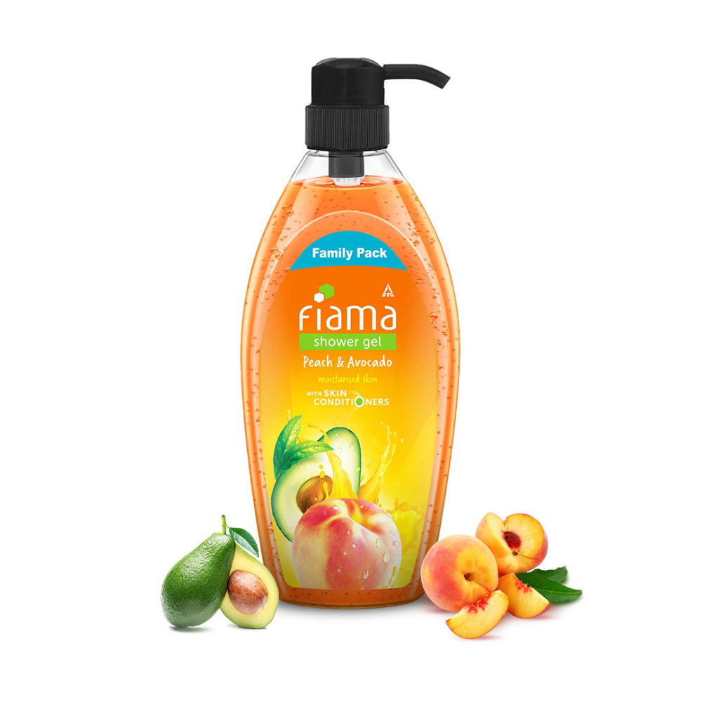 Fiama Shower Gel Peach & Avocado Body Wash For Soft Moisturised & Hydrating Skin