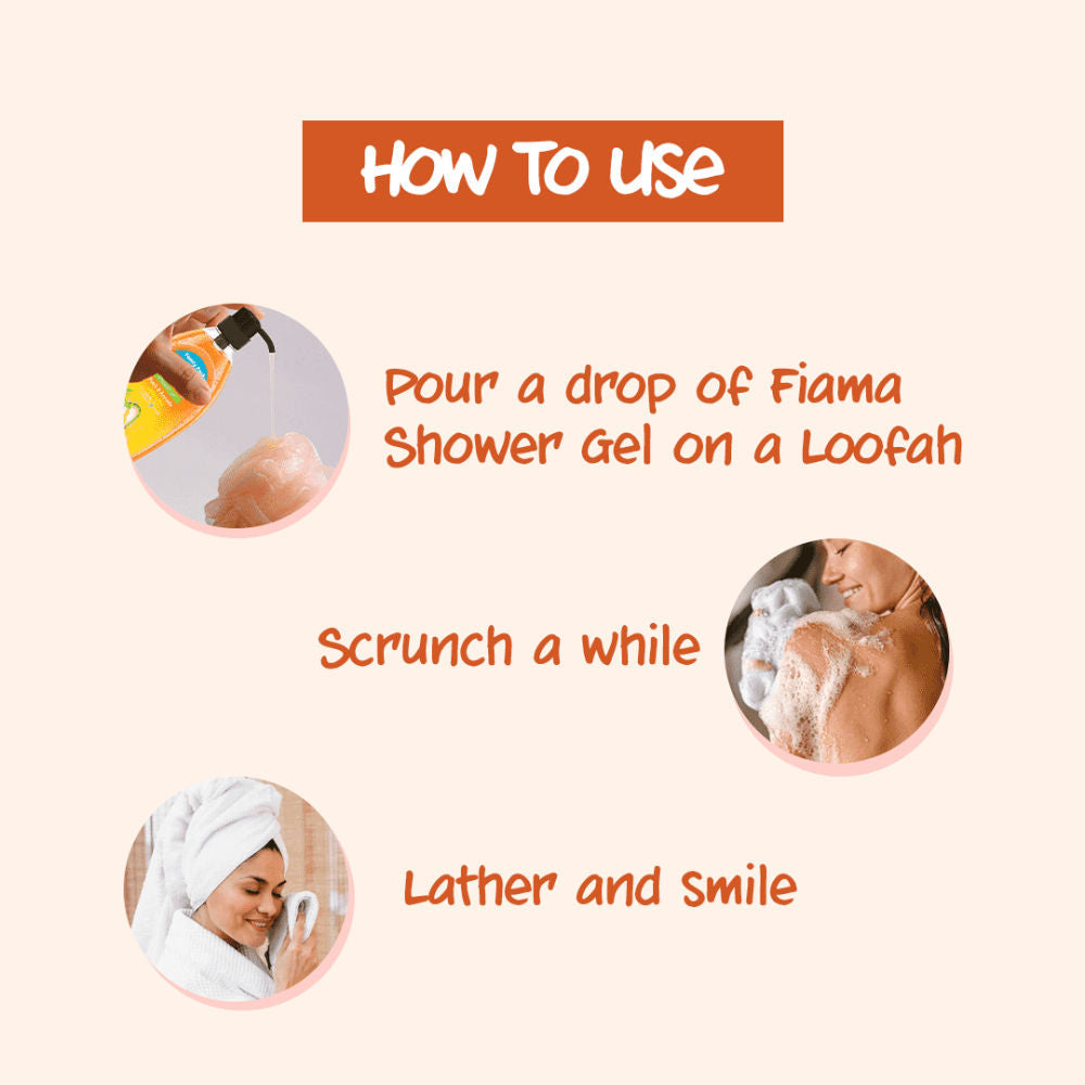 Fiama Shower Gel Peach & Avocado Body Wash For Soft Moisturised & Hydrating Skin