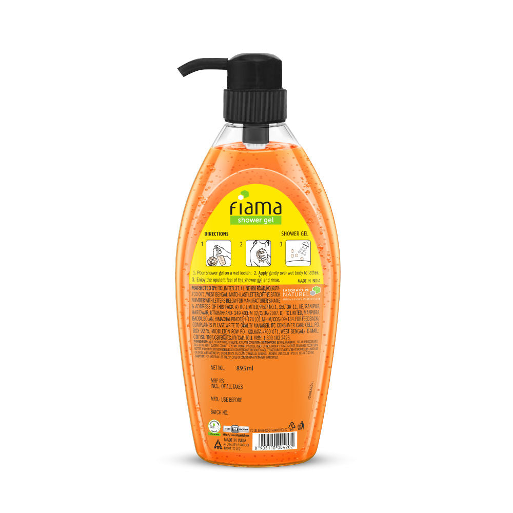 Fiama Shower Gel Peach & Avocado Body Wash For Soft Moisturised & Hydrating Skin