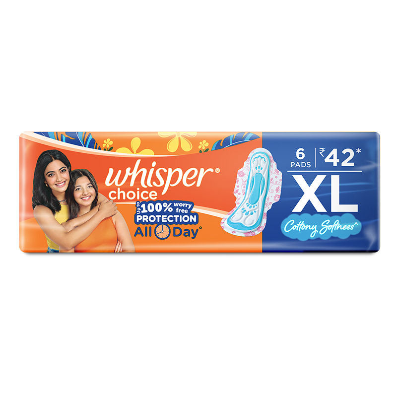 Whisper Choice XL Sanitary Pads for Women