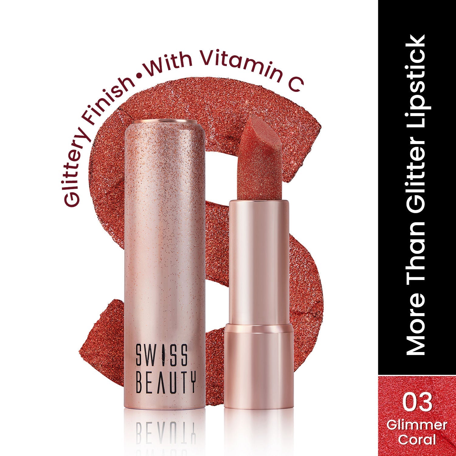 Swiss Beauty More Than Glitter Lipstick