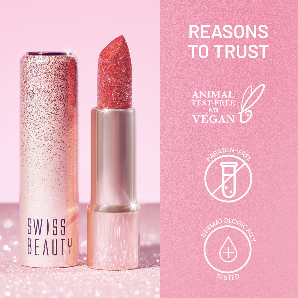 Swiss Beauty More Than Glitter Lipstick